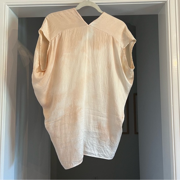 Silk Natalie Busby Pale Pink Blouse | S - Picture 7 of 8